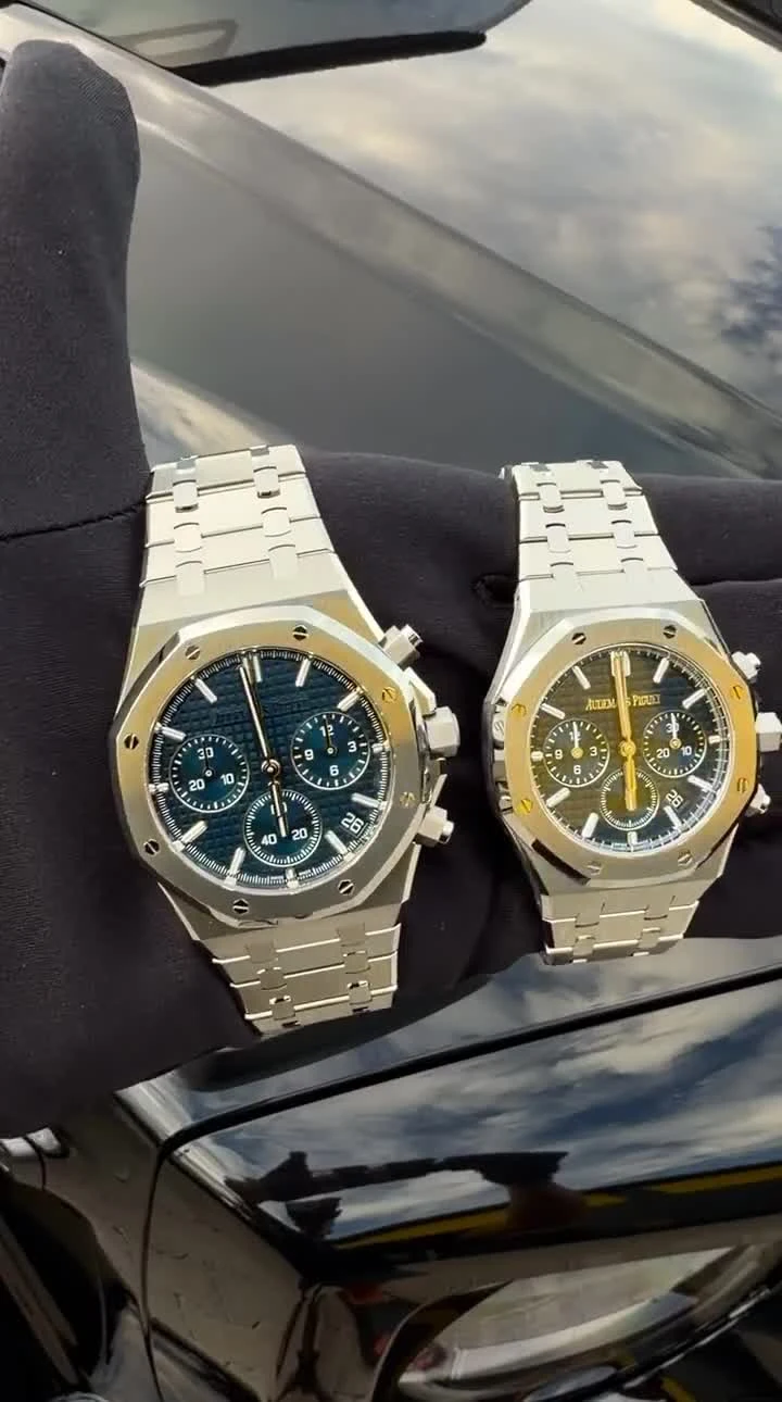 Audemars Piguet Royal Oak Chronograph · Blue Dial · 38 / 41 mm